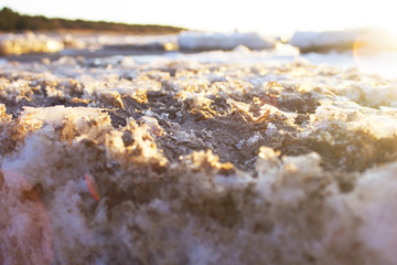 Iced beach