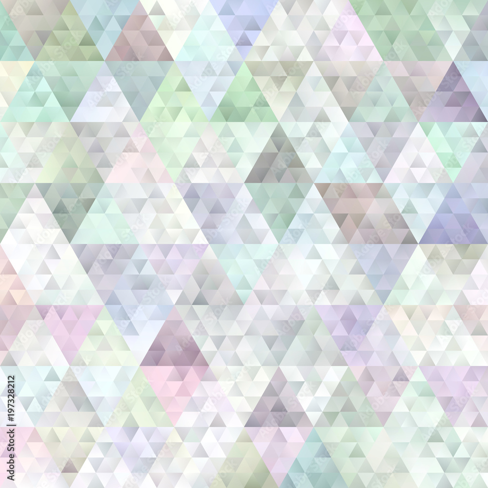 Poster geometric retro low poly triangle pattern background design