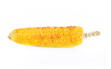 Roasted corn isolated on white background
