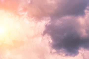 Fototapeta premium Beautiful sunset sky, background