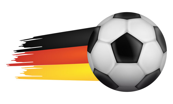 Fußball - Deutschland Flagge