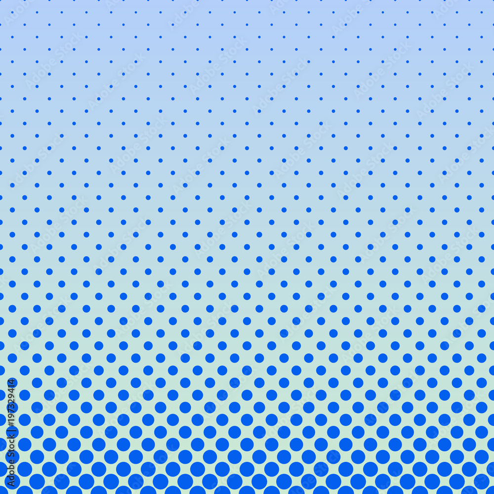 Poster gradient halftone circle pattern background - geometrical vector design