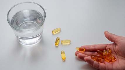 Pills and glass of water