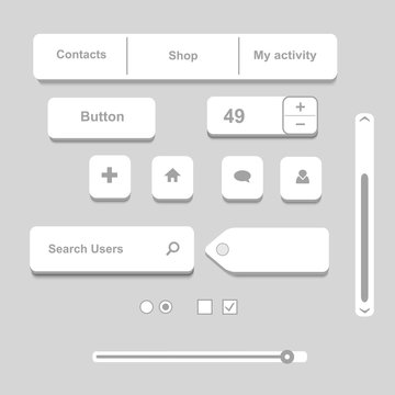 White interface set