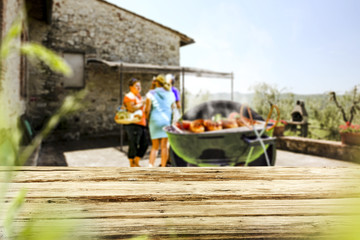 board of free space and grill time 