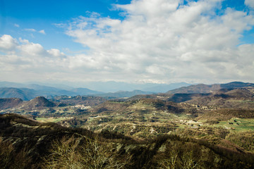 Landscape in Bellmunt, Catalonia, Spain