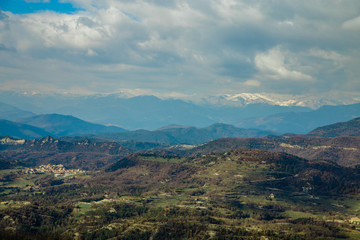 Landscape in Bellmunt, Catalonia, Spain