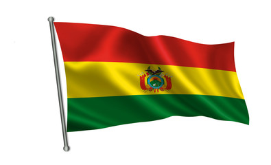 Obraz premium Bolivia flag. A series of 