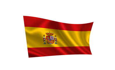 Spain flag ,  A series of "Flags of the world." (  The country -  Spain flag  )  