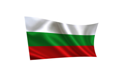 Bulgaria flag. A series of 