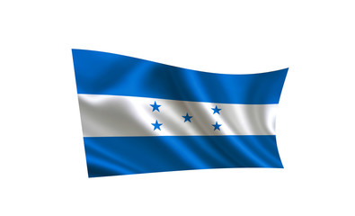 Fototapeta premium Honduras flag. A series of 