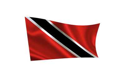 Trinidad and Tobago flag. A series of 