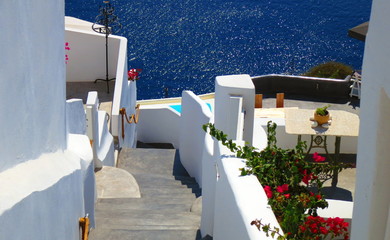 Laneway in Santorini