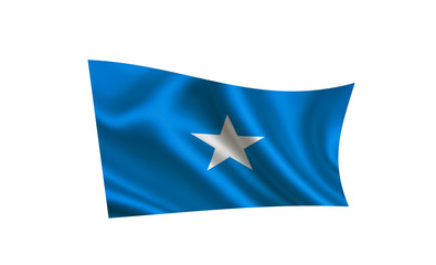 Somalia flag. A series of 