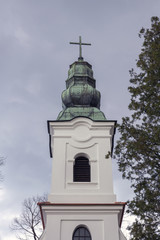 Fototapeta na wymiar Church in Szantodpuszta