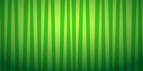 Cute banner with vertical green and yellow striped pattern.