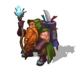 dwarf sorcerer © Konstantin Gerasimov