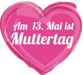 Am 13. Mai ist Muttertag