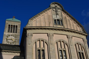 Fototapeta premium Katholische Pfarrkirche St. Georg in Hockenheim
