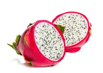 pitahaya, dragon fruit. isolation on a white background.