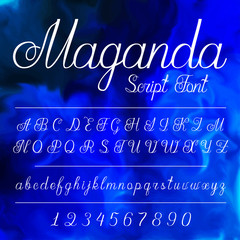 Hand written alfabet © meookami