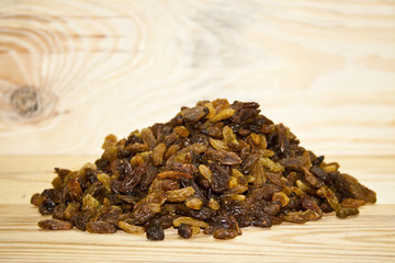 dried fruits isolated on white background