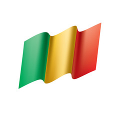 Mali flag. Vector