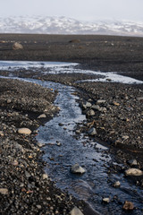 Icelandic winter landscape, Iceland.