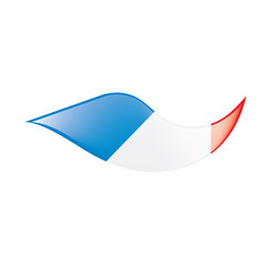 France flag, vector illustration