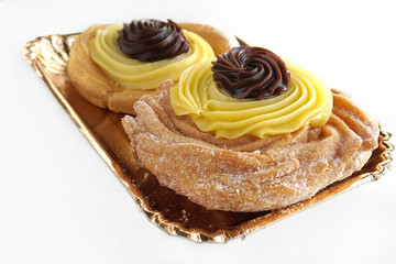 Salentine pastry cake called zeppola