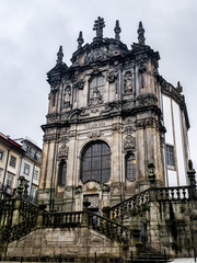 Fototapeta na wymiar Clerigos Church. Porto, Portugal