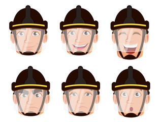 Fireman cartoon character