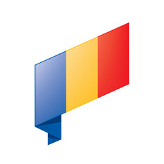 Chad flag, vector illustration