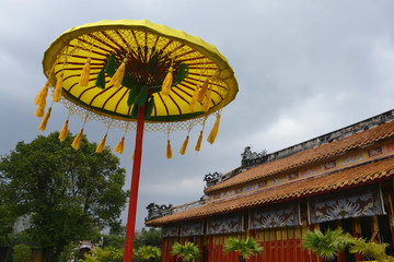 The To Mieu Temple in the Imperial City, Hue, Vietnam
