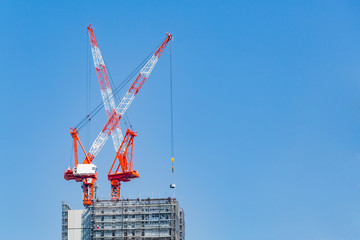 ビルの建築現場