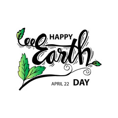 Happy Earth Day. April 22