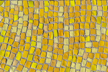 Background of the yellow mosaic