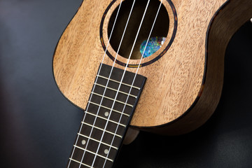 Obraz premium ukulele guitar close up parts