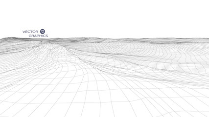 3d vector landscape