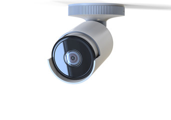 Surveillance Camera isolated 3d illustration