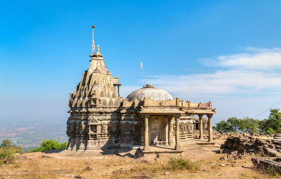 Digambar Jain Mandir, a temple on Pavagadh Hill - Gujarat, India