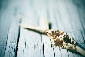 spanish braided palm leaf for Palm Sunday