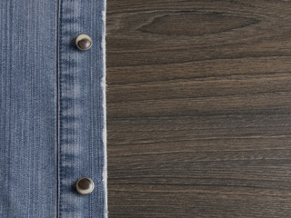 jean or denim with buttons
