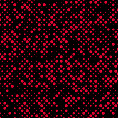 Random abstract halftone circle pattern background - vector design from dots