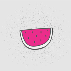 Watermelon stickers. Summer Patch.