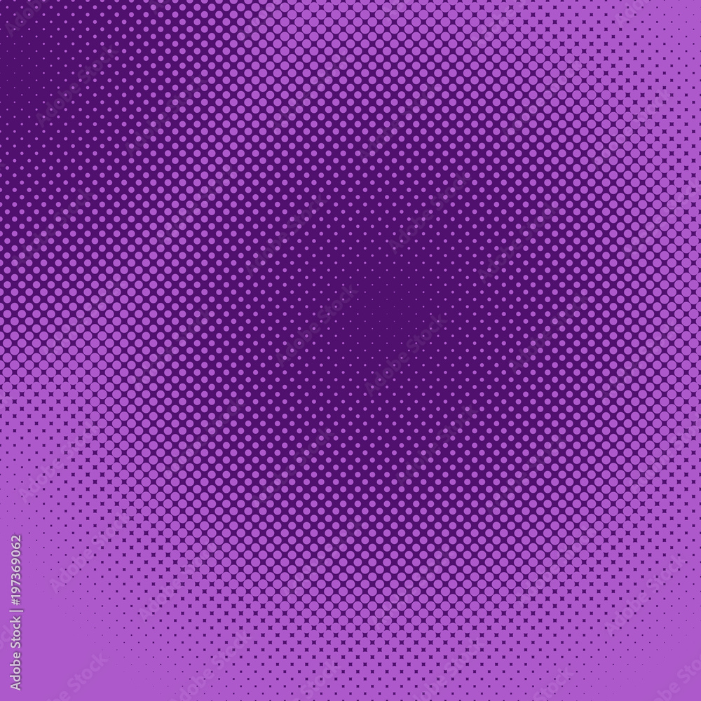 Poster abstract geometrical halftone circle pattern background - vector illustration from dots
