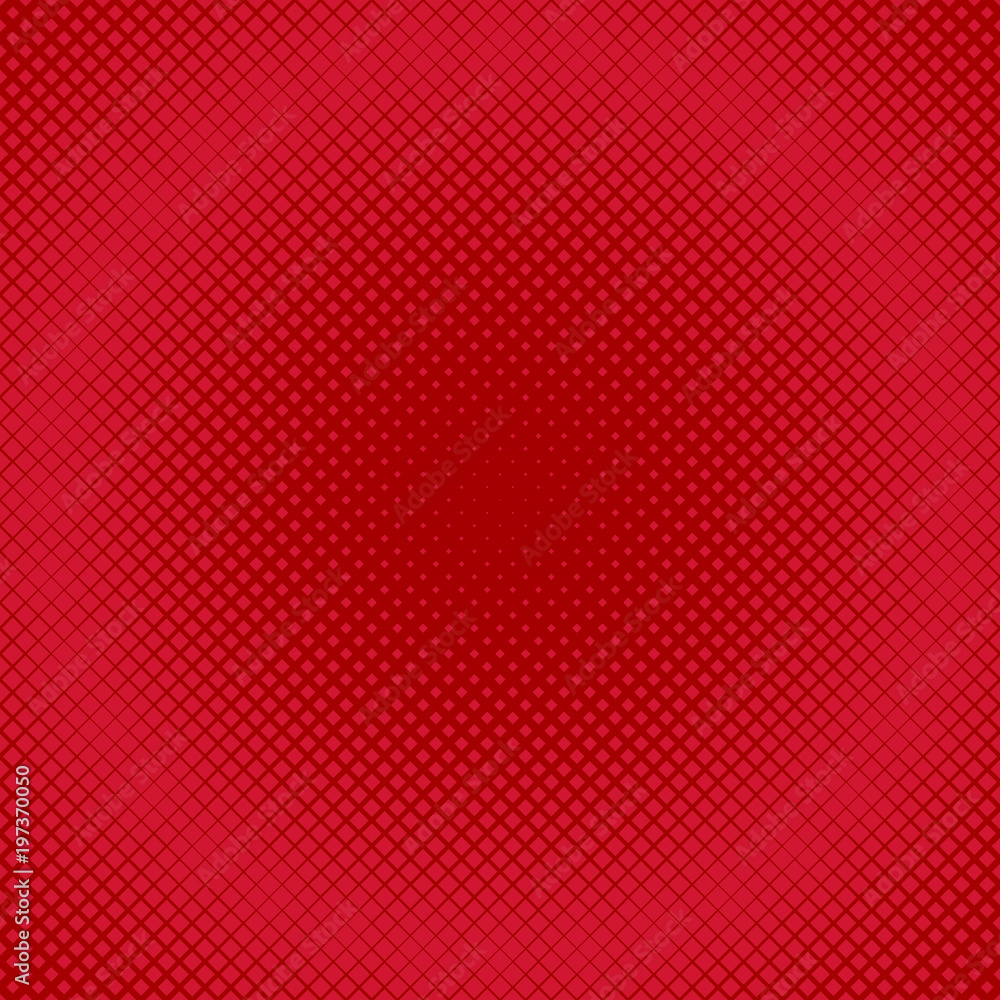 Poster halftone diagonal square pattern background template - abstract vector illustration