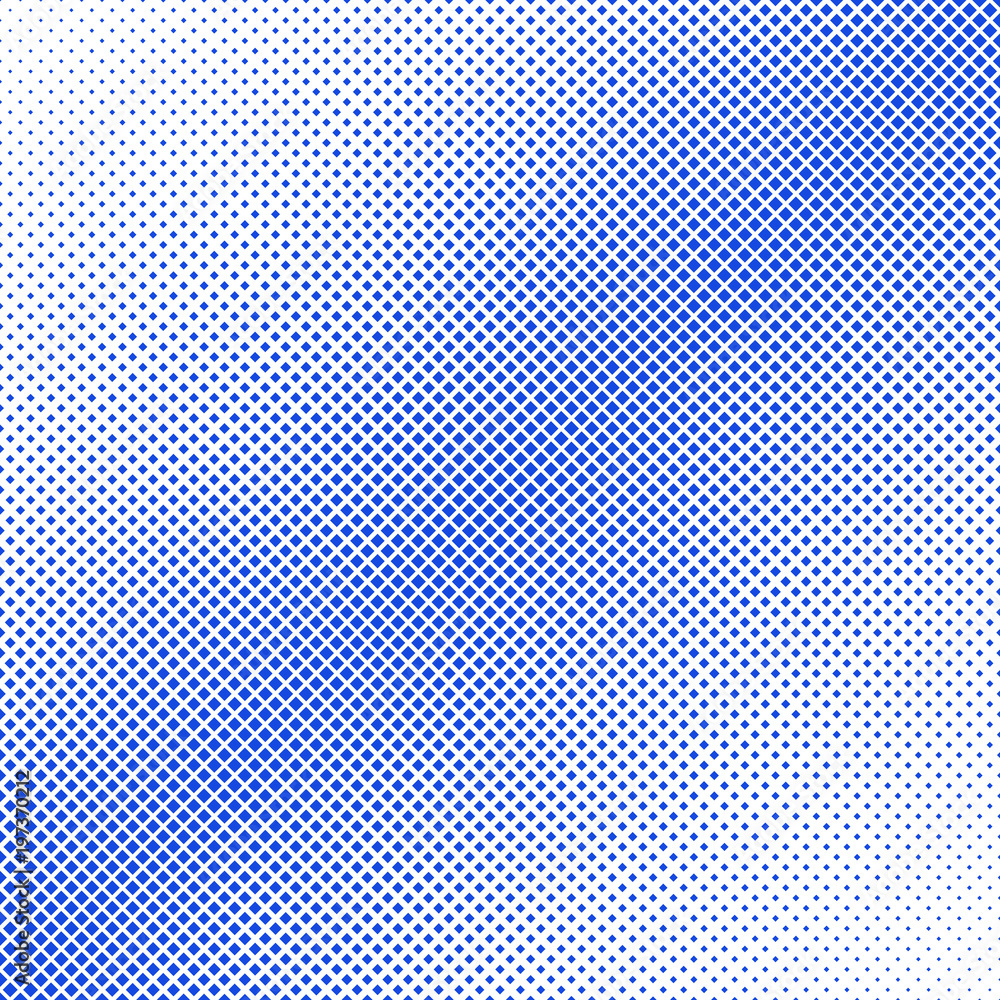 Poster halftone square pattern background design - abstract vector graphic