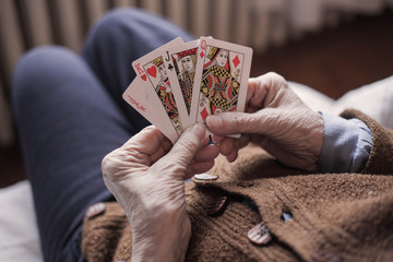 Playing cards.