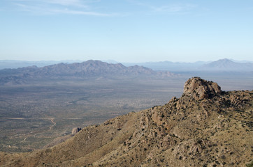 Quinlan Mountains and Sonoran Desert